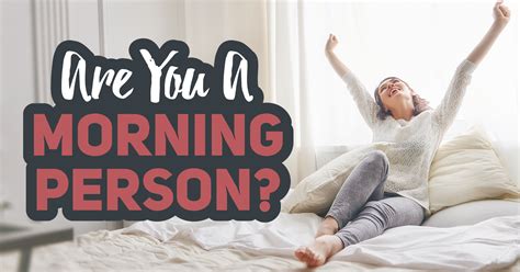 dating a morning person
